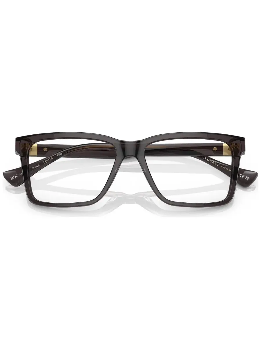 Мужские прямоугольные очки, VE332856-O Versace — изображение 5 из 6, прозрачный серый