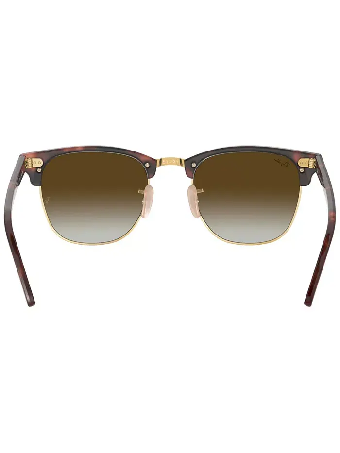 Унисекс солнцезащитные очки, RB3016 CLUBMASTER MINERAL FLASH LENSES Ray-Ban — изображение 7 из 8, зеленый