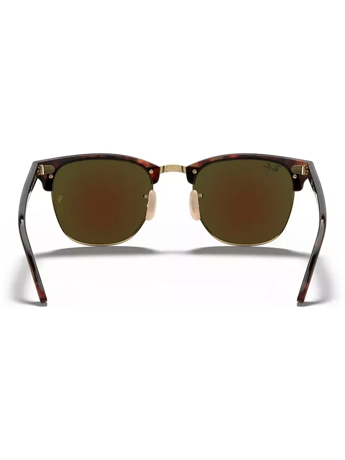 Унисекс солнцезащитные очки, RB3016 CLUBMASTER MINERAL FLASH LENSES Ray-Ban — изображение 9 из 10, синий