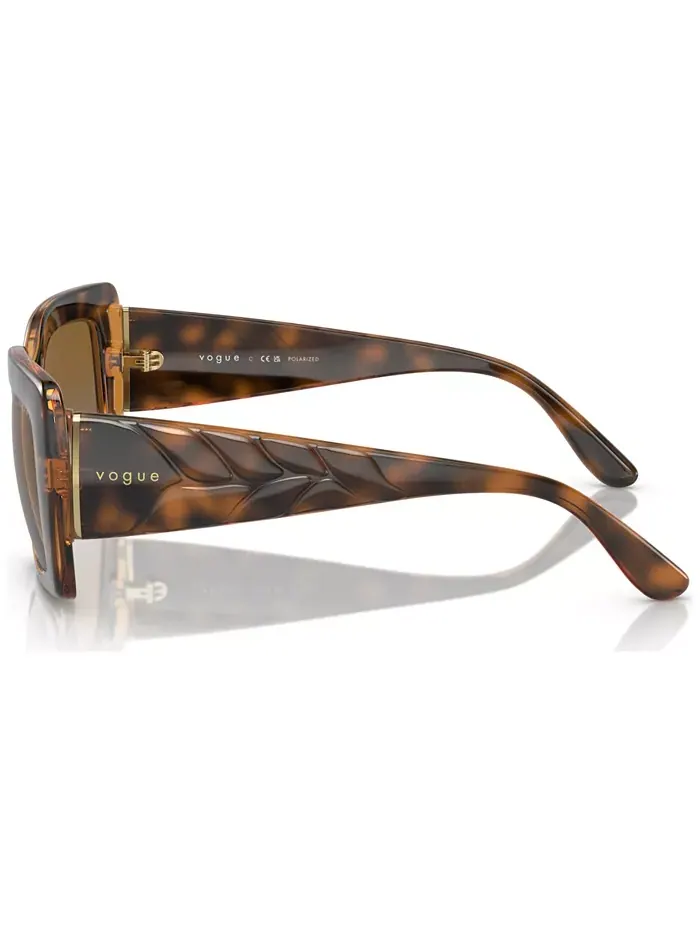 Женские поляризационные солнцезащитные очки, VO5481S Vogue Eyewear — изображение 3 из 7, коричневый