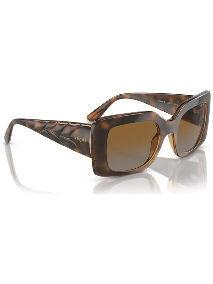 Женские поляризационные солнцезащитные очки, VO5481S Vogue Eyewear — изображение 4 из 7, коричневый