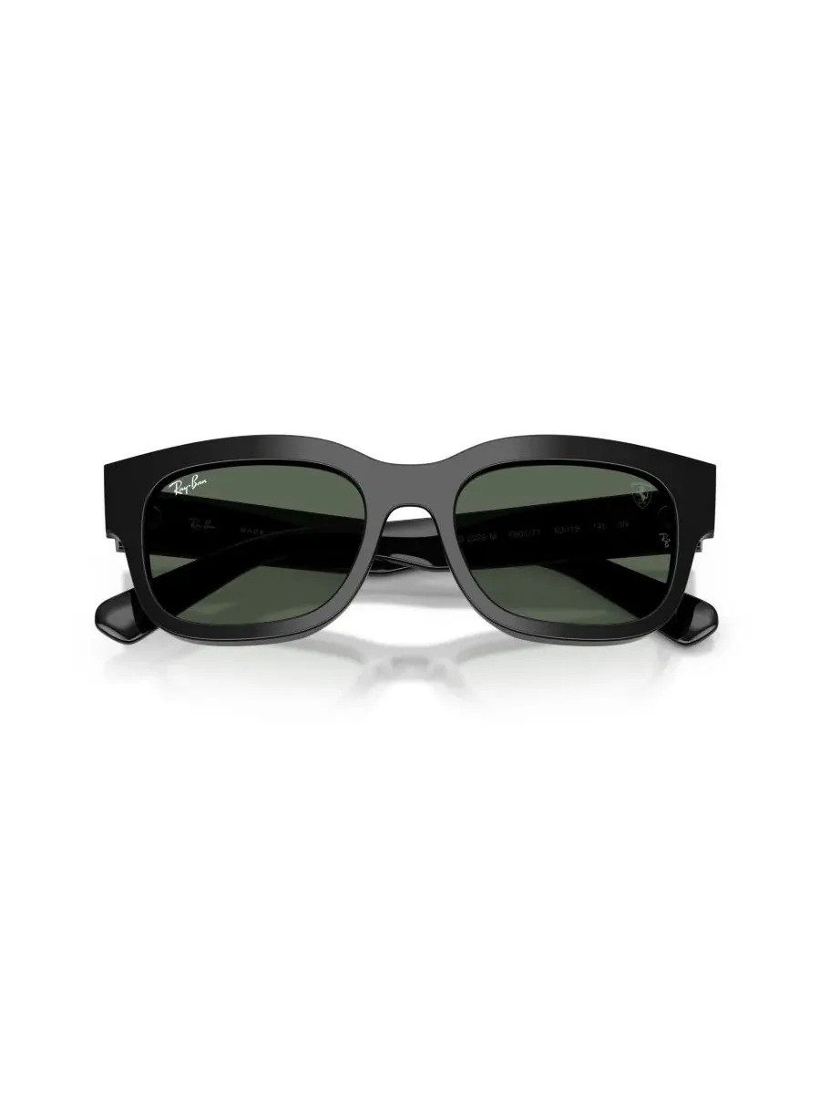 Солнцезащитные очки унисекс квадратной формы, RB2228M Ray-Ban — изображение 5 из 7, черный