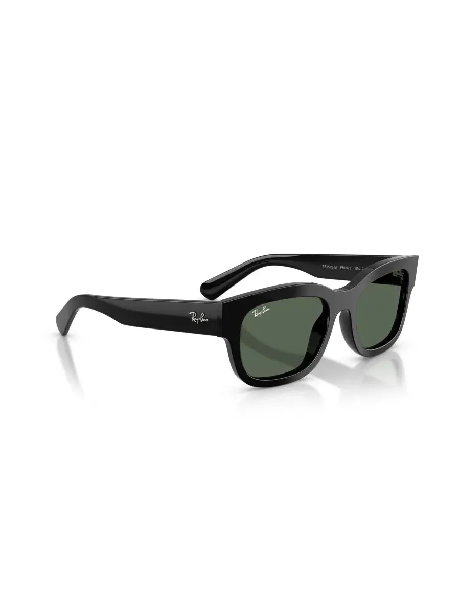 Солнцезащитные очки унисекс квадратной формы, RB2228M Ray-Ban — изображение 6 из 7, черный