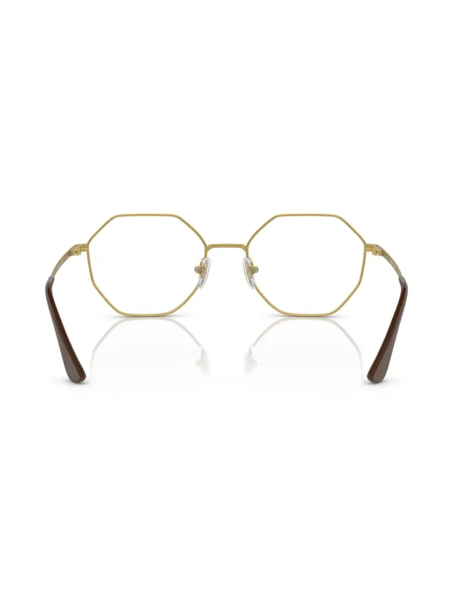 Женские очки неправильной формы, VO4094 Vogue Eyewear, top коричневый, pale золото — изображение 2 из 4, золотистый