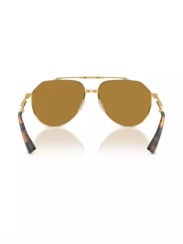 Мужские солнцезащитные очки, Dg2302 Dolce&Gabbana — изображение 5 из 5, золотистый коричневый