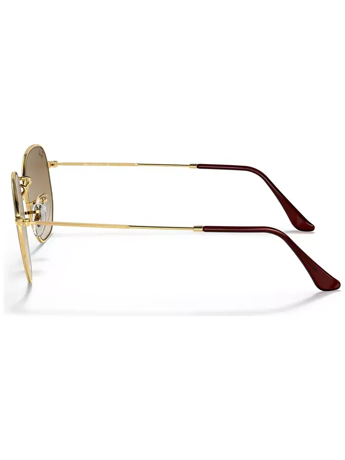 Унисекс солнцезащитные очки, RB3548N HEXAGONAL FLAT LENSES Ray-Ban — изображение 4 из 6, золотистый