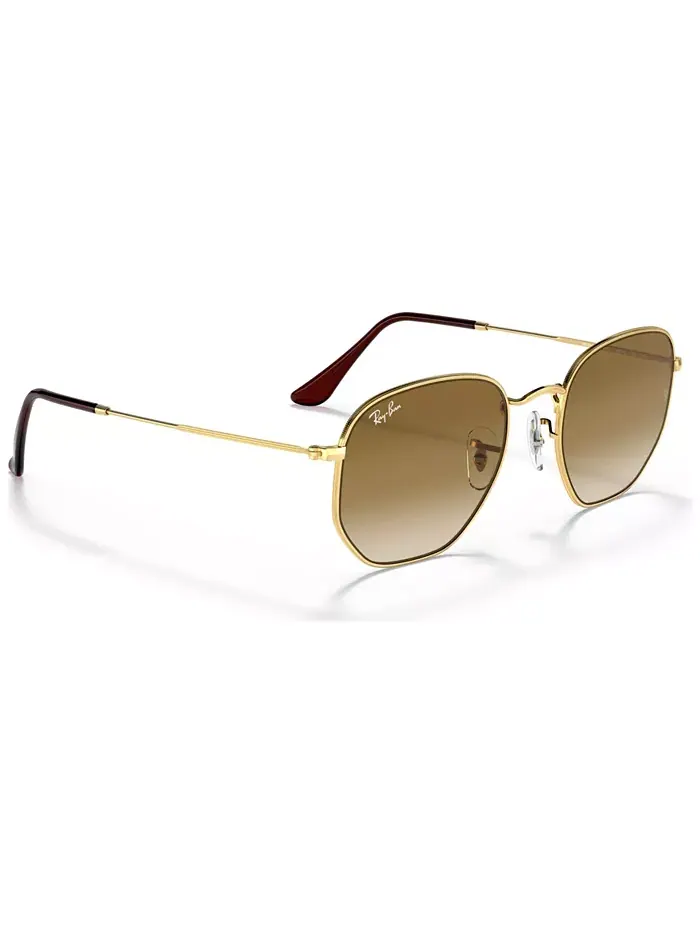 Унисекс солнцезащитные очки, RB3548N HEXAGONAL FLAT LENSES Ray-Ban — изображение 5 из 6, золотистый