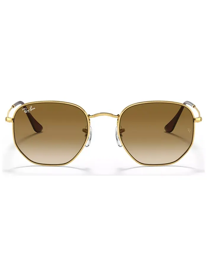 Унисекс солнцезащитные очки, RB3548N HEXAGONAL FLAT LENSES Ray-Ban — изображение 6 из 6, золотистый