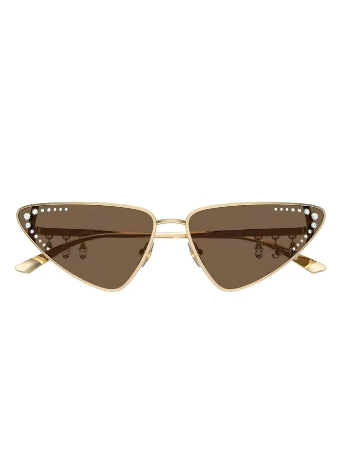 Женские солнцезащитные очки, JC4001B Jimmy Choo — изображение 4 из 15, бледный золотистый