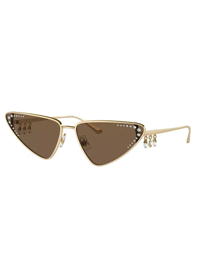 Женские солнцезащитные очки, JC4001B Jimmy Choo — изображение 5 из 15, бледный золотистый