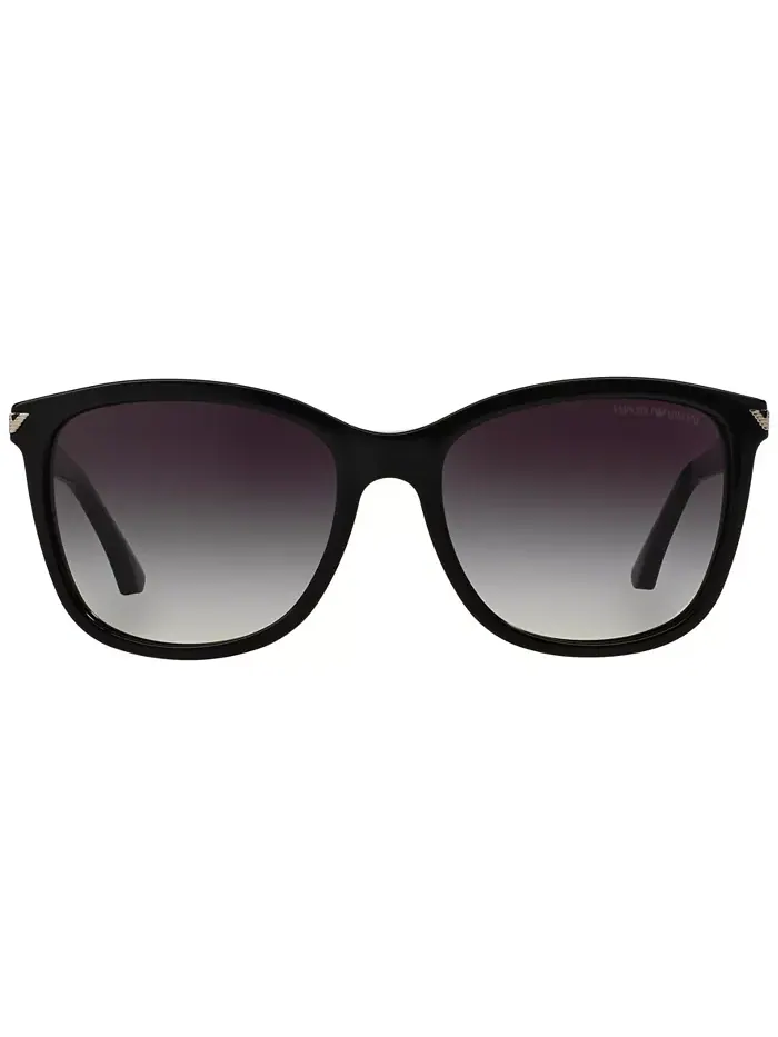 Женские солнцезащитные очки Low Bridge Fit, EA4060F Emporio Armani — изображение 2 из 4, черный