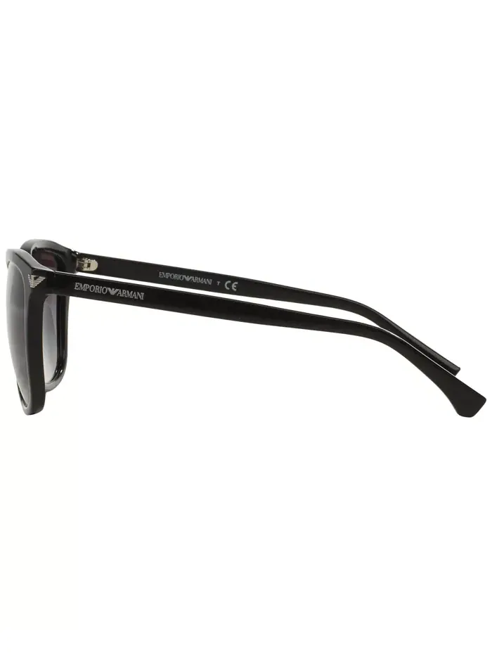 Женские солнцезащитные очки Low Bridge Fit, EA4060F Emporio Armani — изображение 3 из 4, черный