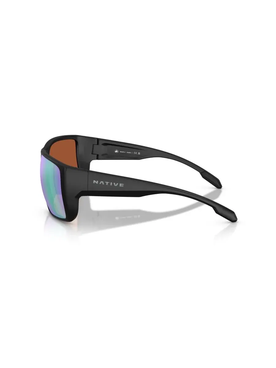 Мужские поляризованные солнцезащитные очки Badlands XL, модель XD9049 Native Eyewear — изображение 2 из 5, черный