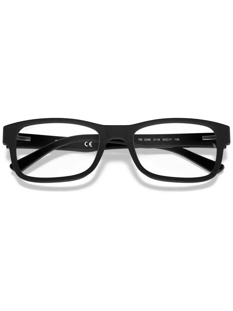Очки унисекс прямоугольной формы RX5268 Ray-Ban — изображение 3 из 16, черный