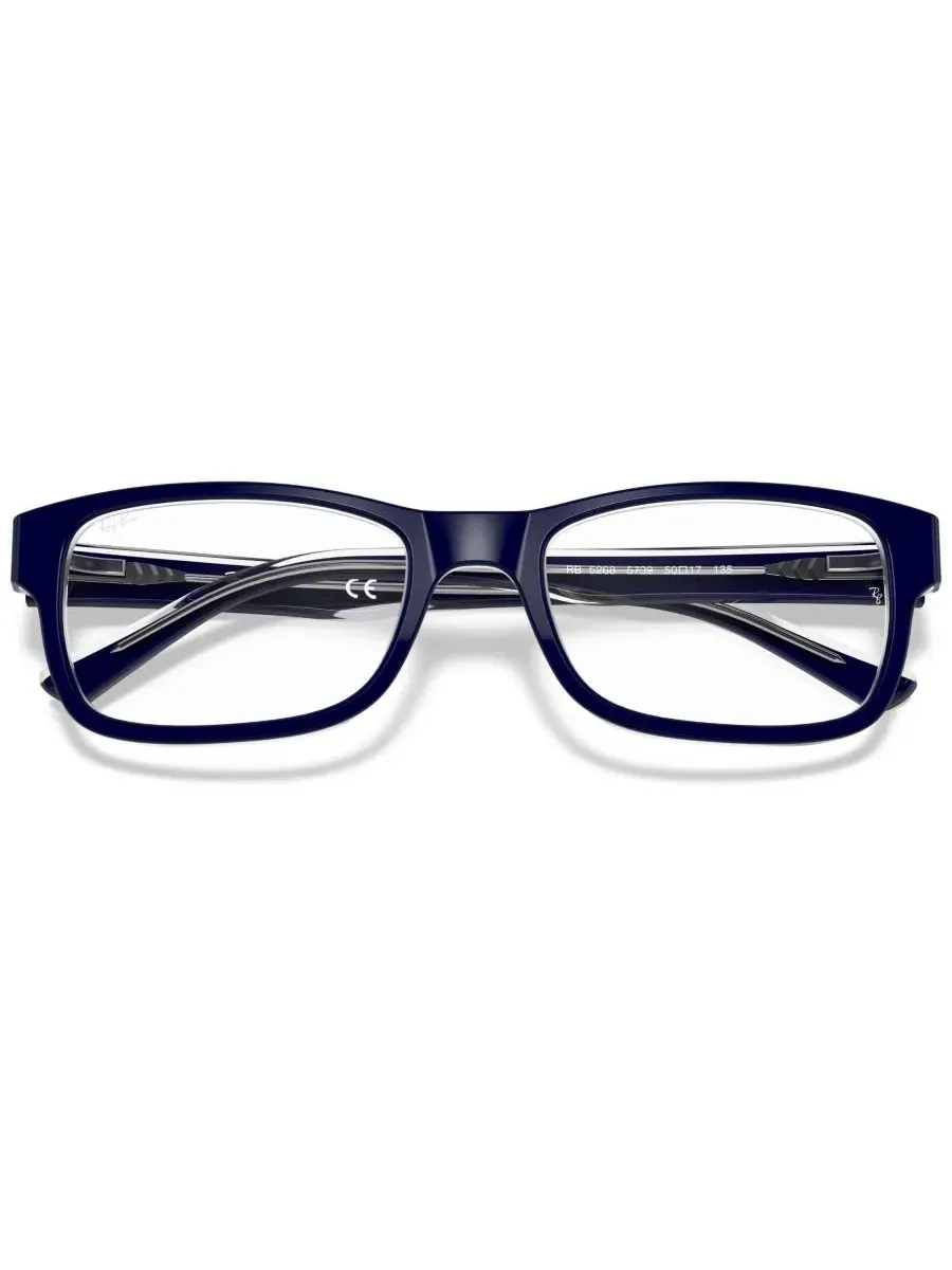 Очки унисекс прямоугольной формы RX5268 Ray-Ban — изображение 8 из 16, черный