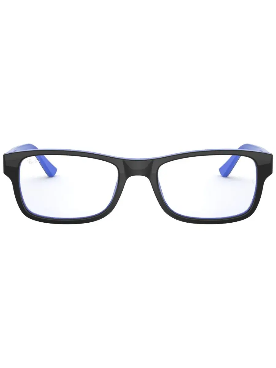 Очки унисекс прямоугольной формы RX5268 Ray-Ban — изображение 2 из 16, синий черный