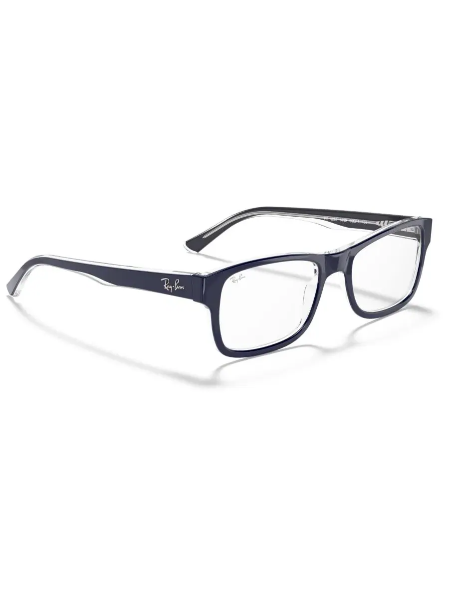 Очки унисекс прямоугольной формы RX5268 Ray-Ban — изображение 10 из 16, синий черный
