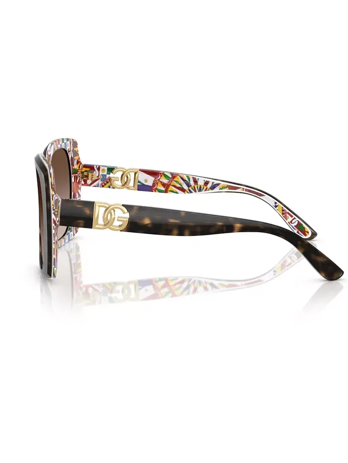 Женские солнцезащитные очки DG4475 Dolce&Gabbana — изображение 8 из 10, черный