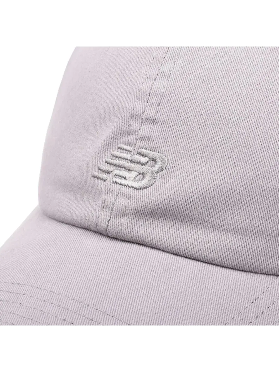 New Balance Мужская классическая кепка с логотипом Flying Logo, черная, с шестью панелями — изображение 2 из 4, серый