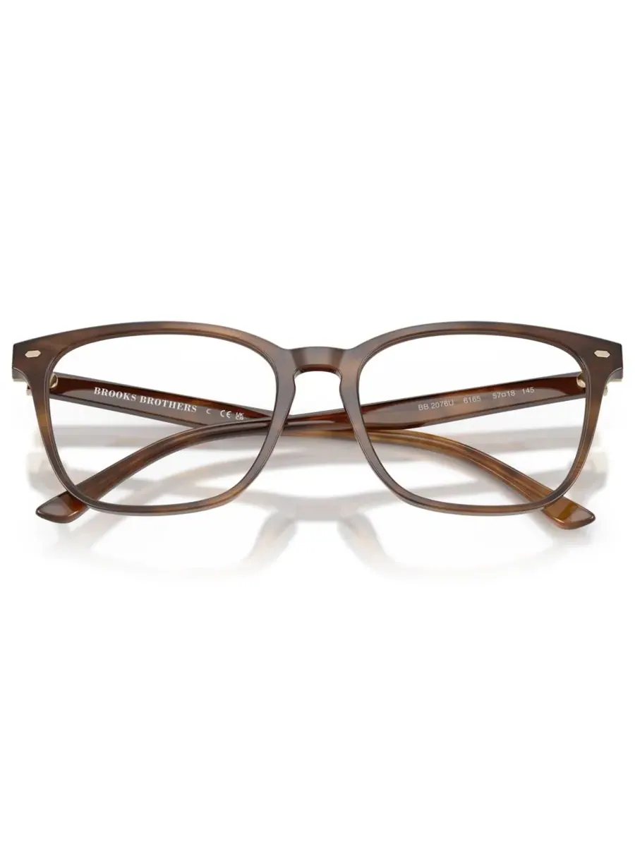Мужские квадратные очки, BB2076U Brooks Brothers — изображение 4 из 6, коричневый