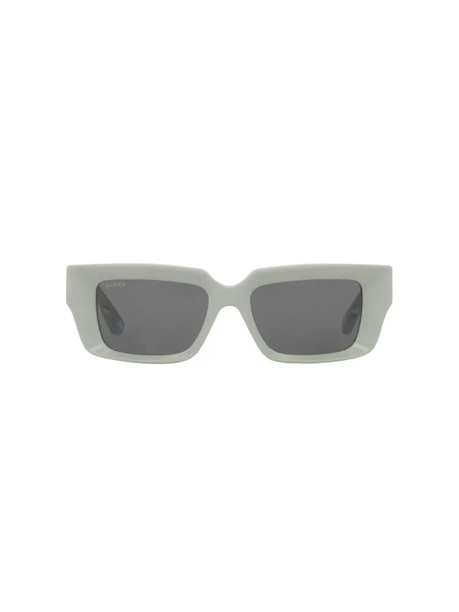Солнцезащитные очки унисекс прямоугольной формы, GG1529S GC002202 Gucci — изображение 2 из 5, зеленый