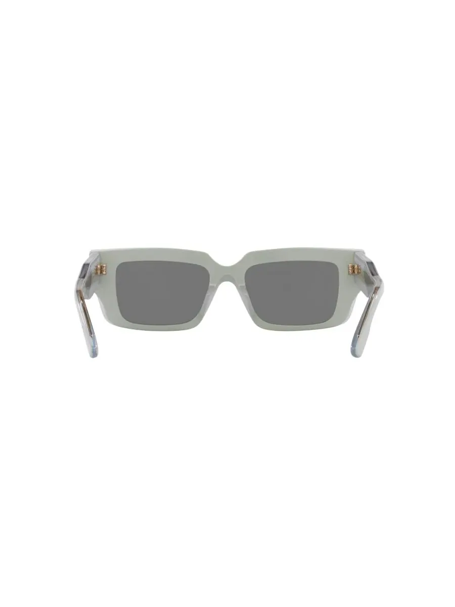 Солнцезащитные очки унисекс прямоугольной формы, GG1529S GC002202 Gucci — изображение 4 из 5, зеленый