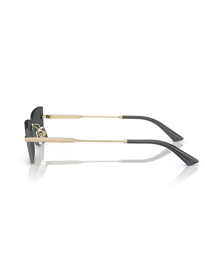 Женские солнцезащитные очки JC4012 Jimmy Choo — изображение 3 из 6, бледный золотистый