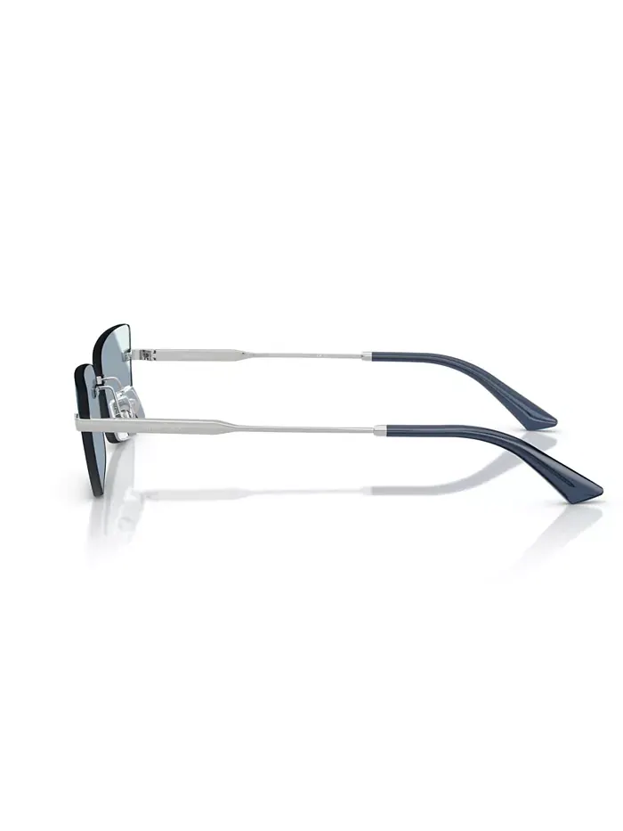 Женские солнцезащитные очки JC4012 Jimmy Choo — изображение 2 из 10, серебряный