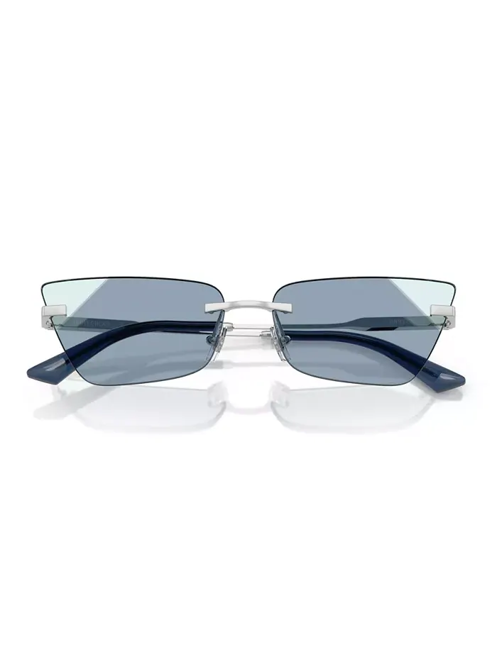 Женские солнцезащитные очки JC4012 Jimmy Choo — изображение 5 из 10, серебряный