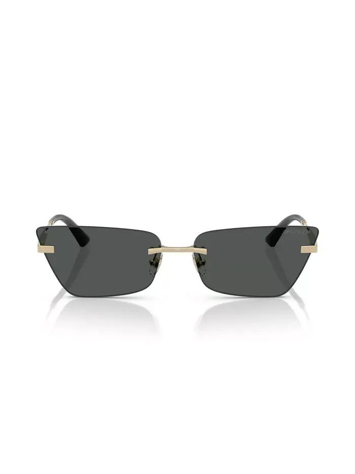 Женские солнцезащитные очки JC4012 Jimmy Choo — изображение 7 из 10, серебряный