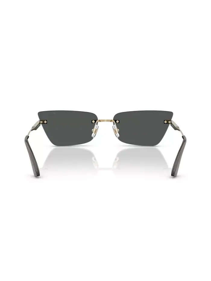 Женские солнцезащитные очки JC4012 Jimmy Choo — изображение 9 из 10, серебряный