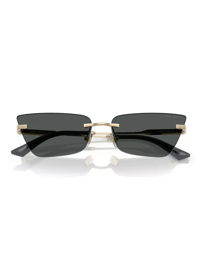 Женские солнцезащитные очки JC4012 Jimmy Choo — изображение 10 из 10, серебряный
