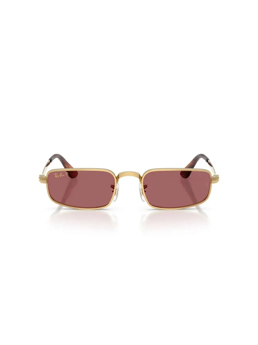 Солнцезащитные очки прямоугольные с поляризацией RB3927 Ray-Ban — изображение 2 из 7, золотистый