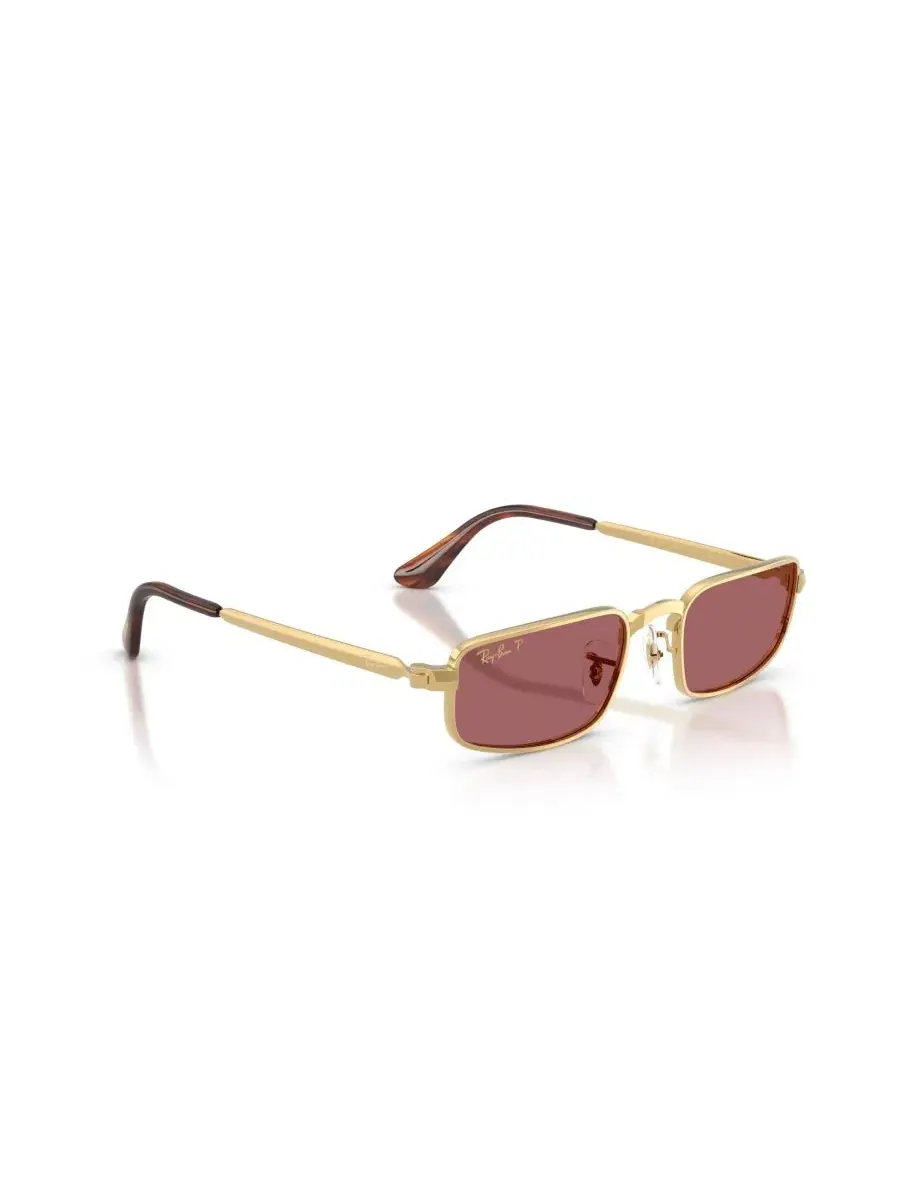 Солнцезащитные очки прямоугольные с поляризацией RB3927 Ray-Ban — изображение 6 из 7, золотистый