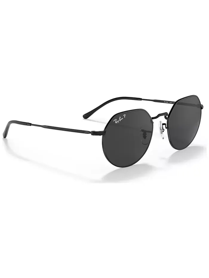 Унисекс поляризованные солнцезащитные очки, RB3565 JACK Ray-Ban — изображение 3 из 6, черный