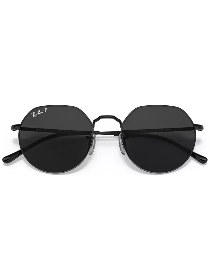 Унисекс поляризованные солнцезащитные очки, RB3565 JACK Ray-Ban — изображение 5 из 6, черный