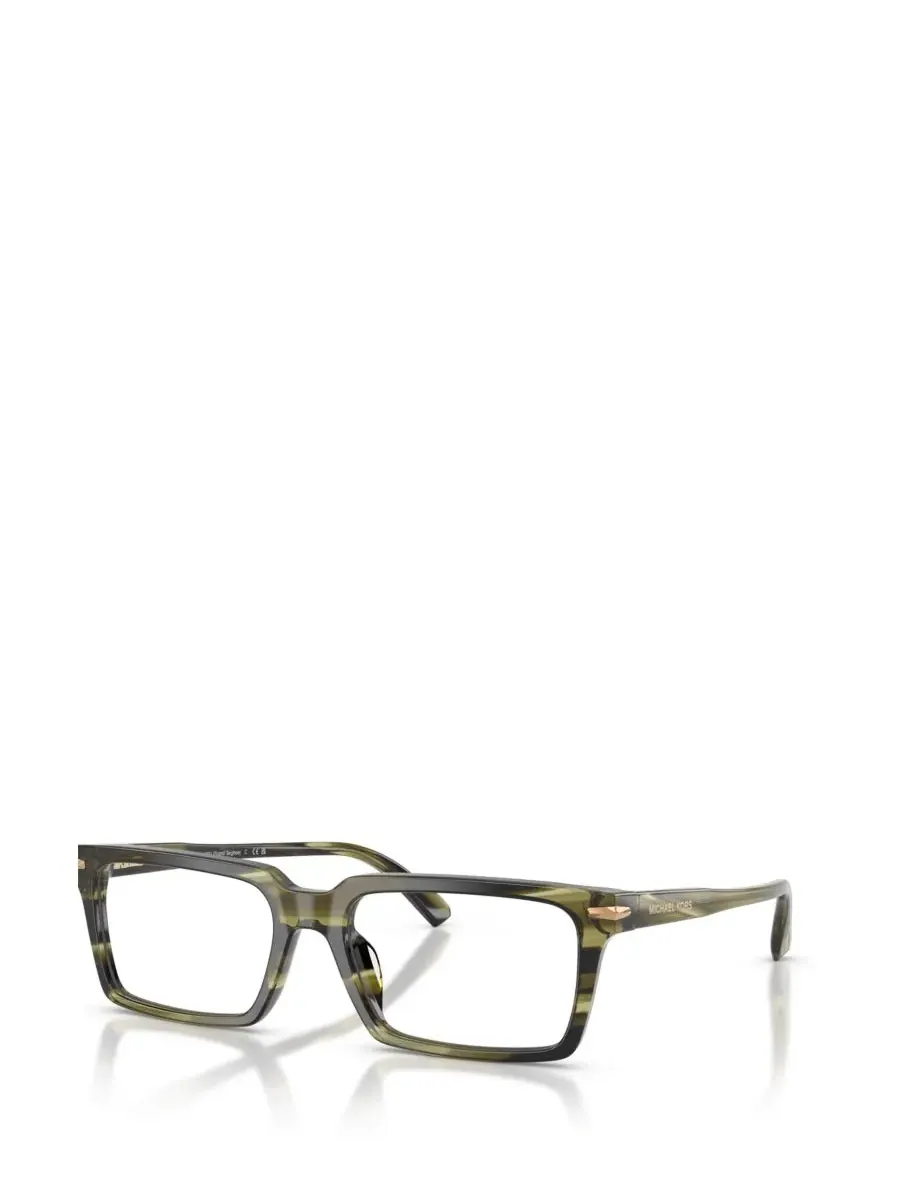 Мужские квадратные очки Grand Targhee, MK4173U Michael Kors, оливковый horn