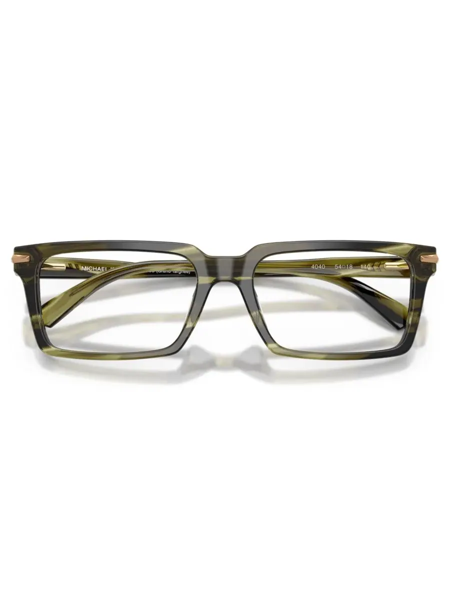 Мужские квадратные очки Grand Targhee, MK4173U Michael Kors, оливковый horn — изображение 5 из 6