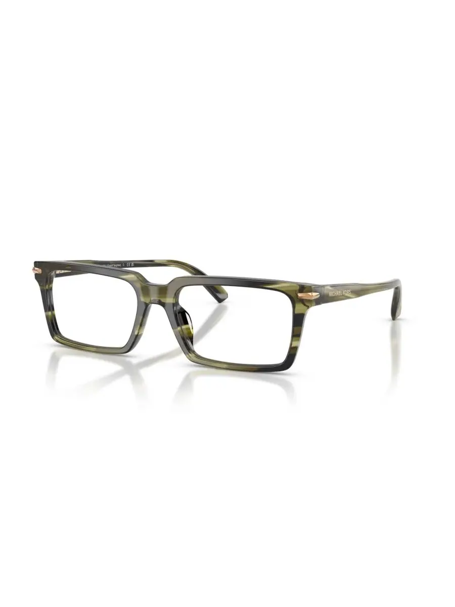 Мужские квадратные очки Grand Targhee, MK4173U Michael Kors, оливковый horn — изображение 6 из 6