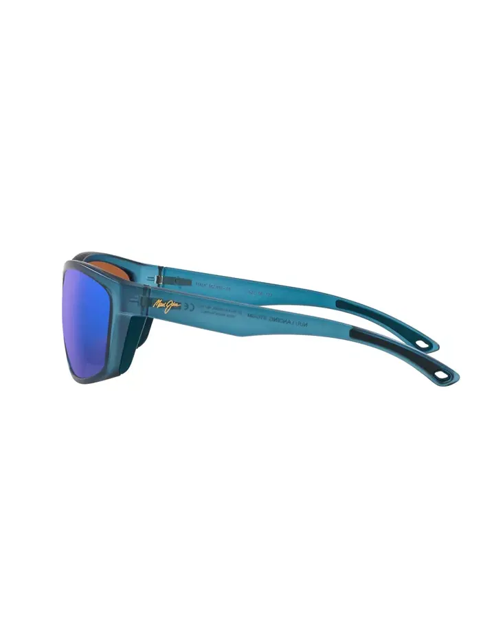 Унисекс поляризованные солнцезащитные очки, Nuu Landing Mj000735 Maui Jim — изображение 3 из 5, синий зеленый