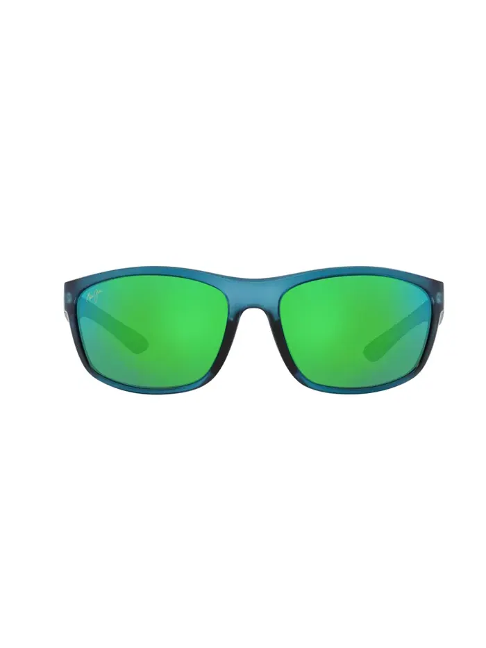 Унисекс поляризованные солнцезащитные очки, Nuu Landing Mj000735 Maui Jim — изображение 4 из 5, синий зеленый