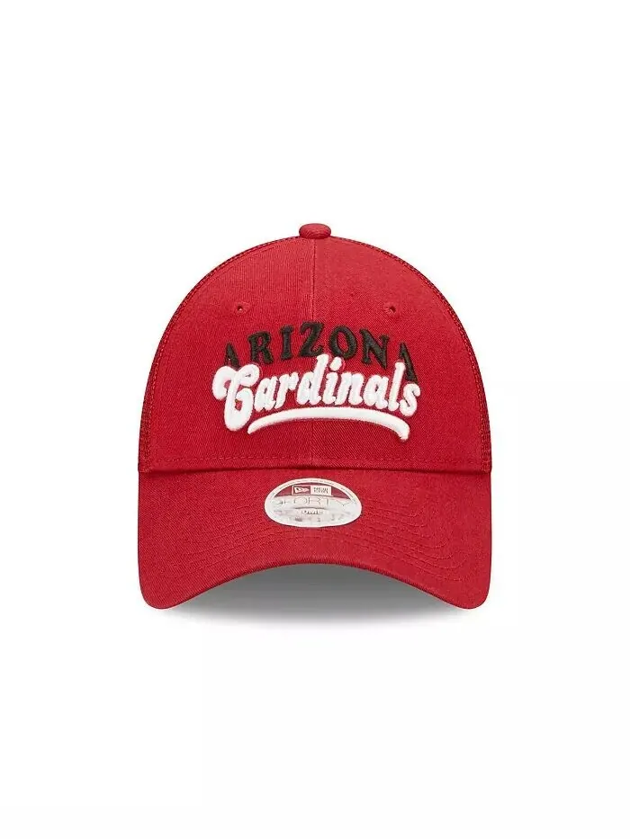 Женская бейсболка-кепка Cardinal Arizona Cardinals Team Trucker 9FORTY Snapback New Era — изображение 3 из 5
