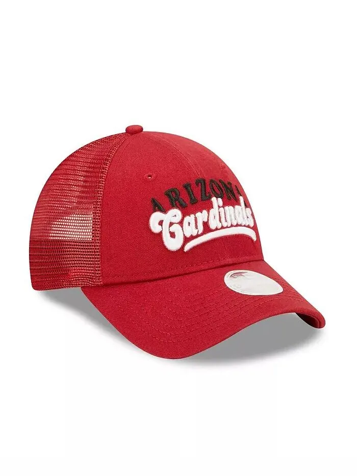 Женская бейсболка-кепка Cardinal Arizona Cardinals Team Trucker 9FORTY Snapback New Era — изображение 4 из 5