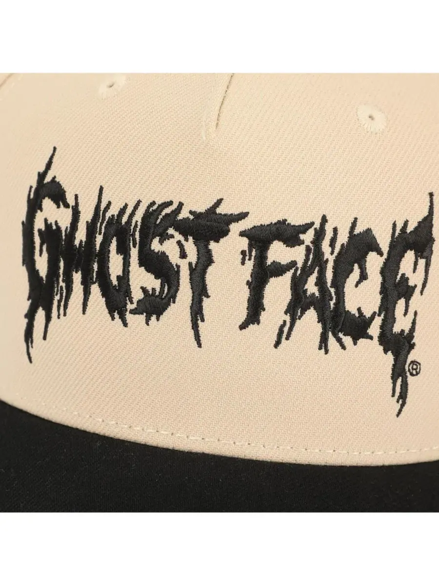 Вышитая канва B104, кепка-снепбек A-Frame Ghostface — изображение 6 из 11, белый