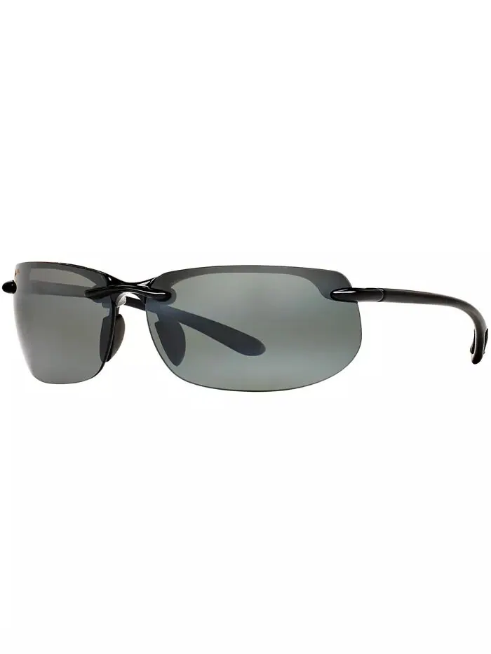 Поляризованные солнцезащитные очки Banyans Maui Jim — изображение 1 из 2, черный/серый