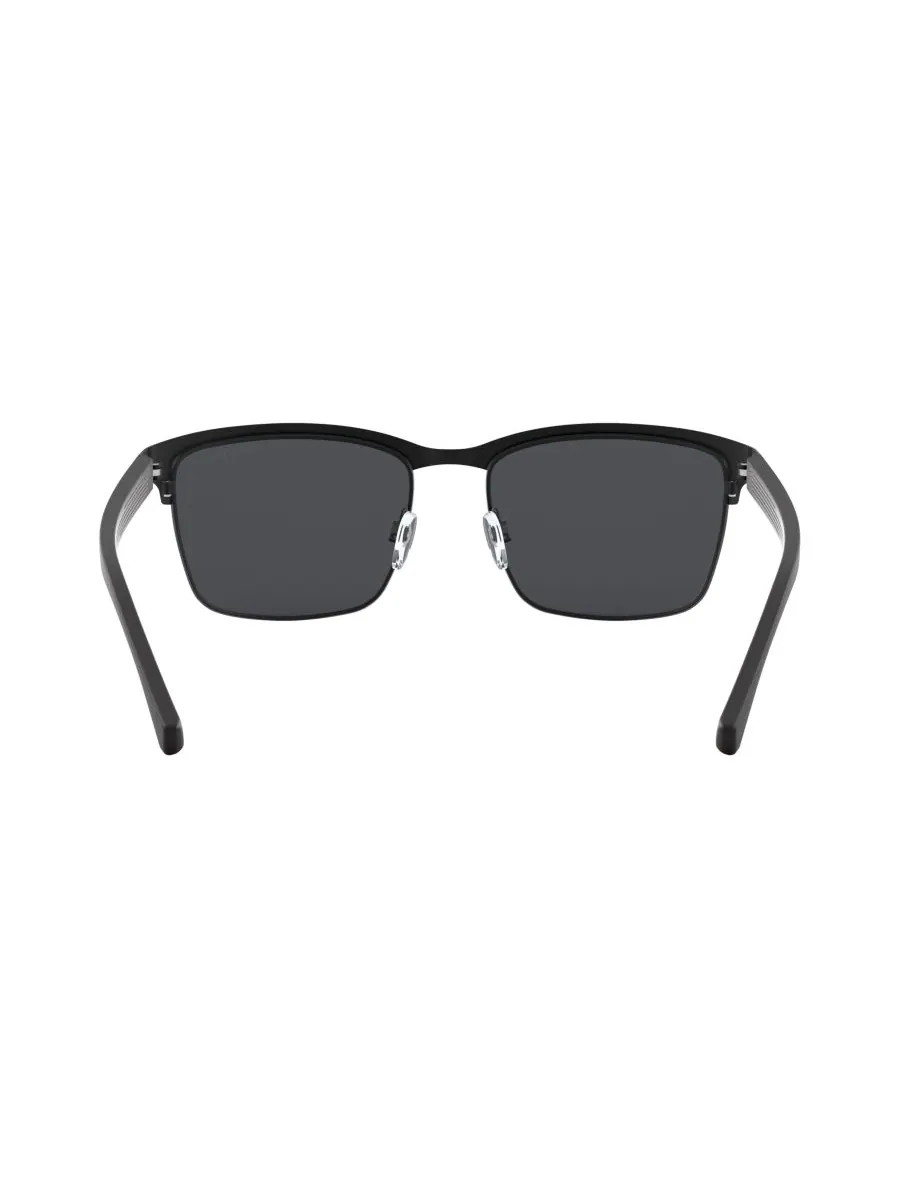 Мужские солнцезащитные очки Emporio Armani Matte Black — изображение 2 из 5, черный