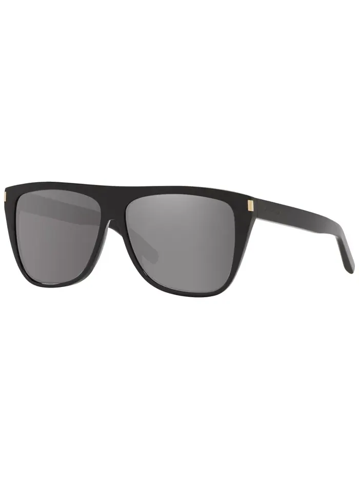 Унисекс зеркальные солнцезащитные очки, SL 1K Saint Laurent