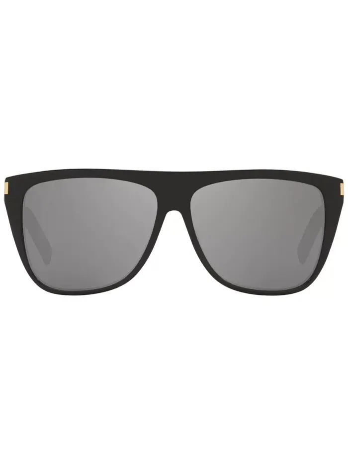 Унисекс зеркальные солнцезащитные очки, SL 1K Saint Laurent — изображение 2 из 4, черный