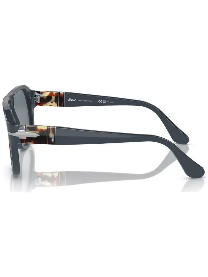 Унисекс поляризованные солнцезащитные очки, 0PO3310S11893R57W 57 Persol — изображение 2 из 8, синий