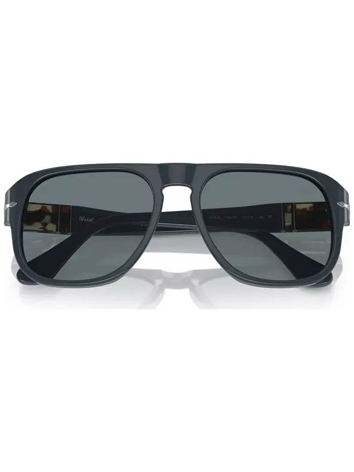 Унисекс поляризованные солнцезащитные очки, 0PO3310S11893R57W 57 Persol — изображение 5 из 8, синий